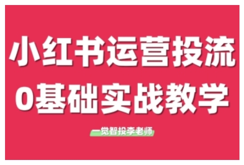 小红书运营投流，小红书广告投放从0到1的实战课，学完即可开始投放（更新）-创客空间