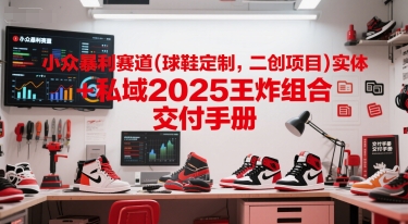 小众暴利赛道(球鞋定制，二创项目)实体+私域2025王炸组合  交付手册-创客空间