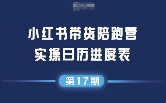 小红书第17期带货陪跑营，不囤货，无不直播，无不投流，通过选品+笔记内容+测品+笔记铺量+矩阵运营打爆款-创客空间