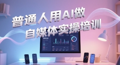 普通一个人用AI做自媒体，助你轻松开启AI自媒体创作之路-创客空间