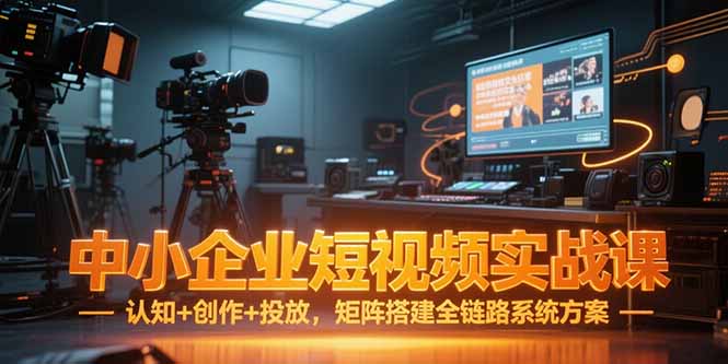 （15249期）中小企业短视频实战课，认知+创作+投放，矩阵搭建全链路系统方案-创客空间