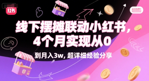 线下摆摊联动小红书，4 个月实现从 0 到月入3w，超详细经验分享-创客空间
