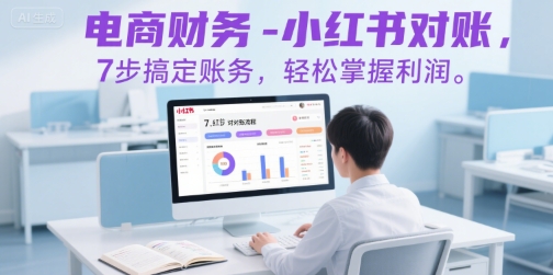 电商财务-小红书对账，7步搞定账务，轻松掌握利润-创客空间
