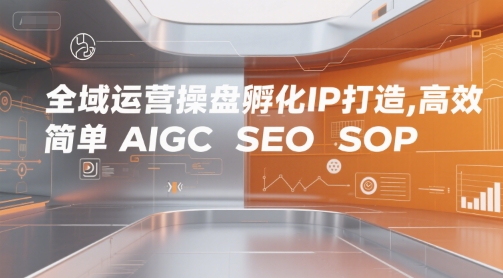 全域运营操盘孵化IP打造，高效 简单 AIGC SEO SOP-创客空间
