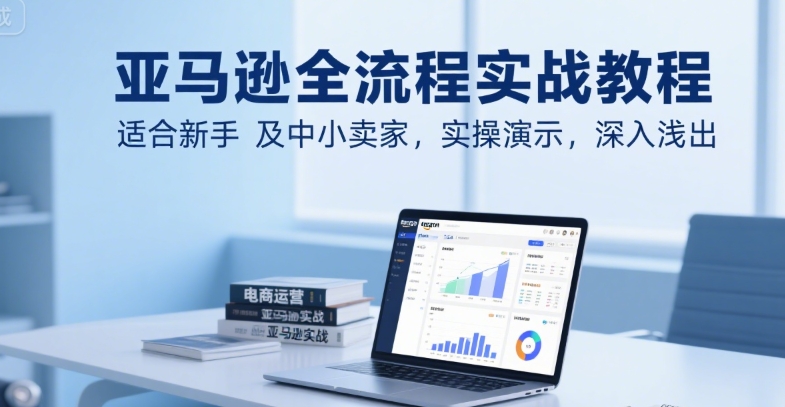 亚马逊全流程实战教程，适合新手及中小卖家，实操演示，深入浅出-创客空间