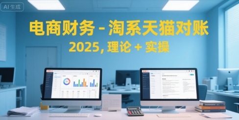 电商财务-淘系天猫对账2025，理论+实操-创客空间