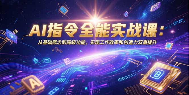 （15455期）AI指令全能实战课：从基础概念到高级功能，实现工作效率和创造力双重提升-创客空间