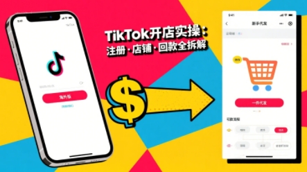 TikTok从开店到投流的进阶课，从基础实操到高阶技巧一网打尽-创客空间