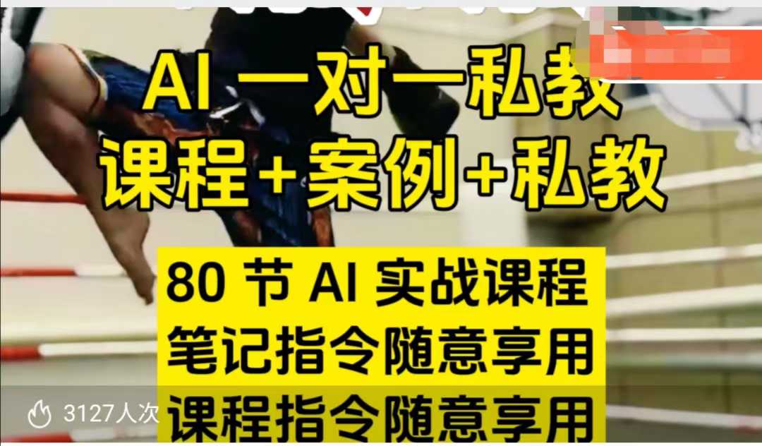 AI指令实战课，课程+案例，80节AI实战课程，笔记指令随意享用，课程指令随意享用（更新7月）-创客空间