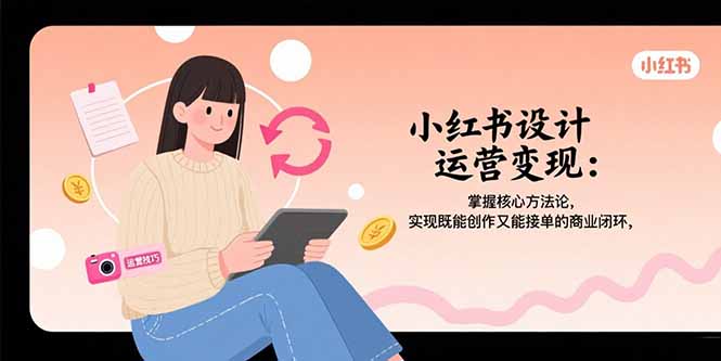 （15636期）小红书设计运营变现：掌握核心方法论，实现既能创作又能接单的商业闭环-创客空间