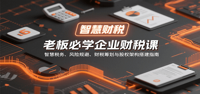 老板必学企业财税课：智慧税务、风险规避、财税筹划与股权架构搭建指南-创客空间