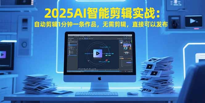 （15504期）2025AI智能剪辑实战：自动剪辑1分钟一条作品，无需剪辑，直接可以发布-创客空间