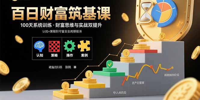 （15874期）百日财富筑基课：认知+策略+实操+案例拆解  实现从创富到守富全周期能力-创客空间