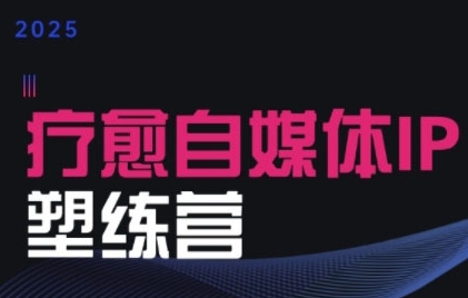 2025治愈自媒体IP训练营，专为疗愈领域从业者打造-创客空间